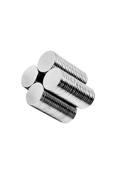 Hdg Yuvarlak Neodyum Mıknatıs Magnet - 8 Mm Çap - 1 Mm Kalınlık - 10 Adet
