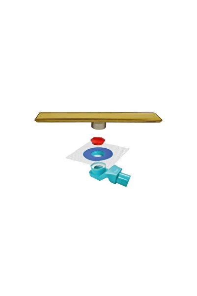 Sukar Line 6 Gold Plain 60 Cm Izgaralı Duş Kanalı 1156-1036000-71