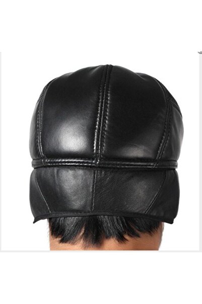 Derimont's Klasik Erkek Deri Kasket