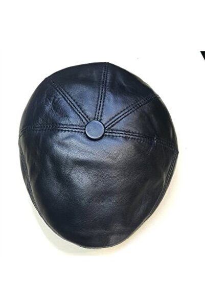 Derimont's Hakiki Deri Klasik Erkek Deri Kasket Kod-s-19