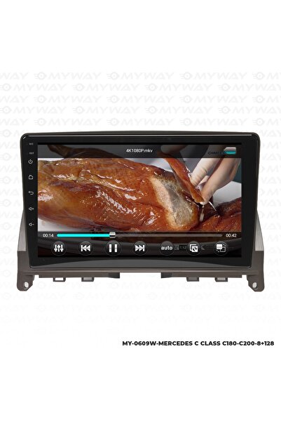 MYWAYY Mercedes C Class C180-c200 Android Carplay Navigasyon Multimedya Ekran-8gb Ram