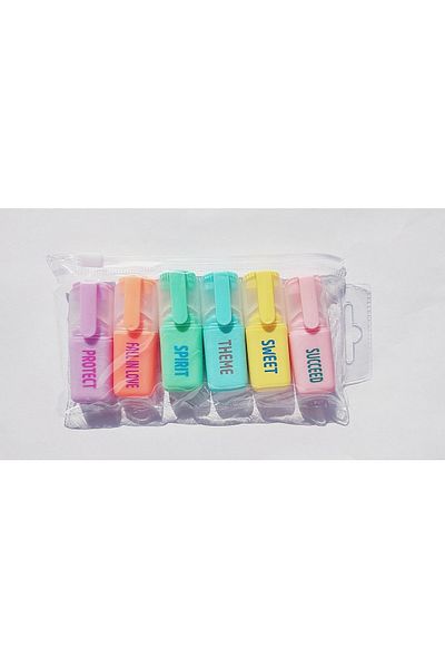 gaman Mini Capsule 6 Pieces Highlighter 6 Colors