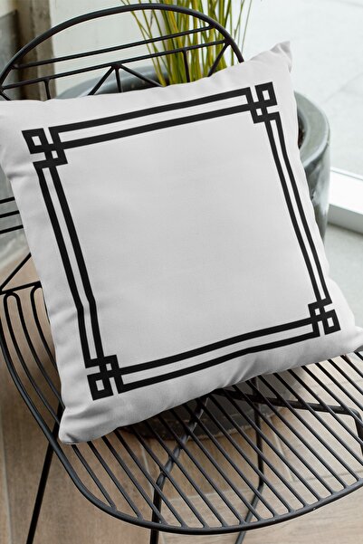 Viva Home 43x43 см Тканина з конячої шерсті Преміум-тканина Двостороння подушка-подушка з рамкою Krl276