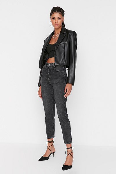 Trendyol Collection Jeans - Grau - Mom