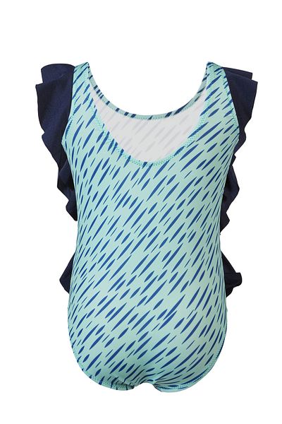 TESMAY Girl's Swimsuit Frilly New Season Polyamide Slim Fit Thin Lined Water Repellent