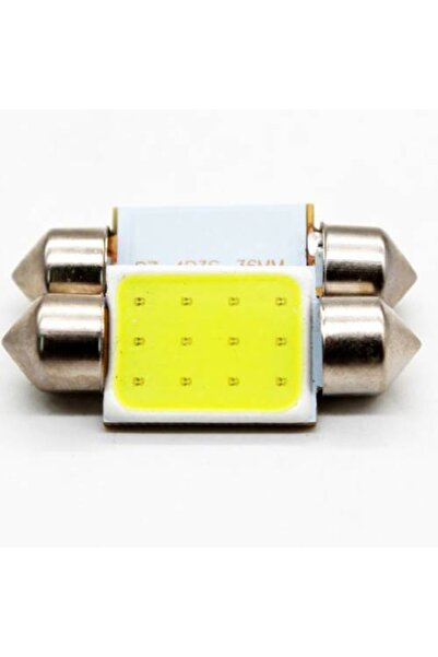 LEDONLİNE 1 Adet 31mm Cob Ledli Araç Iç Park Ampul Oto Plaka Tavan Led Lamba