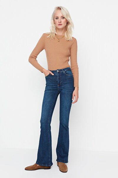 Trendyol Collection Jeans - Dunkelblau - Bootcut