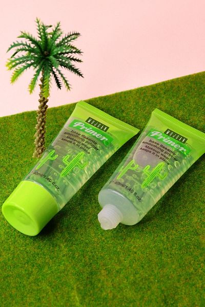 MUJGAN Green and Transparent Packaged Skin Protective Make-up Base - 40ml