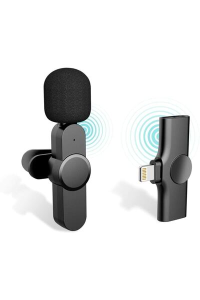 linarya Iphone Girişli Telefon Uyumlu Wireless Youtube Tiktok Yayın Kablosuz Yaka Mikrofonu