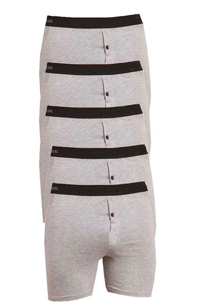 Hepsine Rakip Ανδρικά κουμπιά 5 τεμαχίων Lycra Long Leg Boxers Berrak