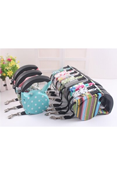 CMT Makaralı Otomatik Köpek Tasması Desenli 5 Metre