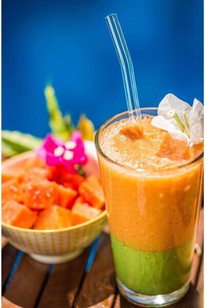 Amentes Şeffaf 6'lı Cam Eğimli Pipet