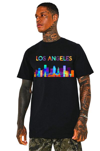 BENROMA 1 προϊόν είναι δώρο για αγορές 6 και άνω Los Angeles Printed Unisex T-shirt