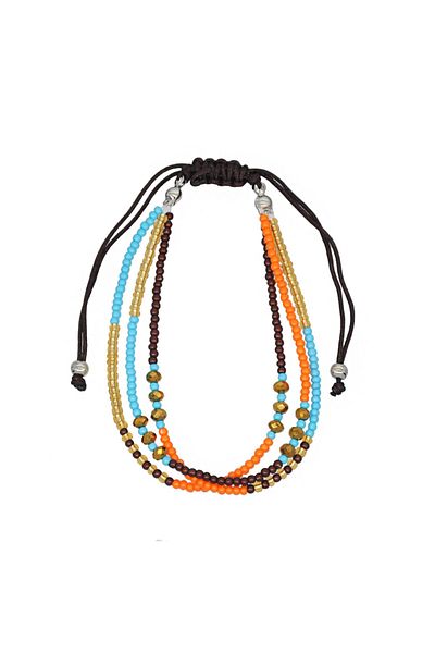 İPAR AKSESUAR Triple Beaded Anklet And Bracelet