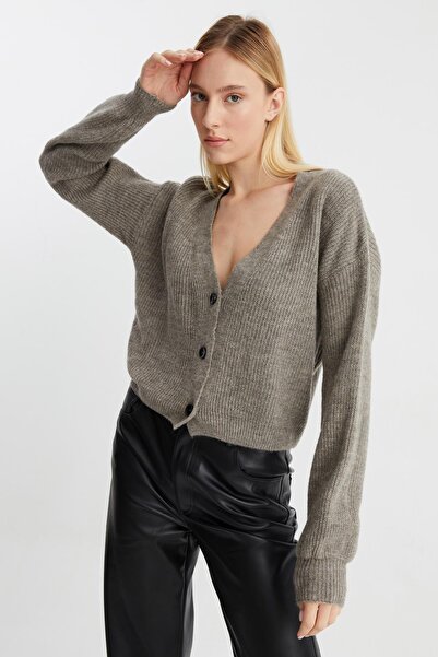 ALEXANDERGARDI Cardigan tricot cu nasturi cu decolteu în V (b22-5753)