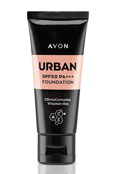 AVON Urban Fondöten Spf50 Pa 30 Ml. Medium
