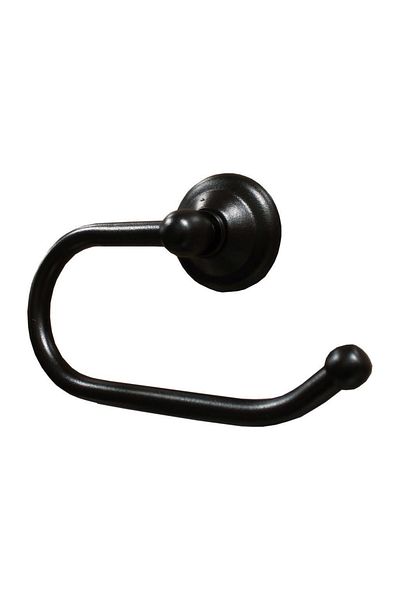 Lider Dicle Bathroom Accessory, Matte Black Color Open Toilet Paper Holder 814-4
