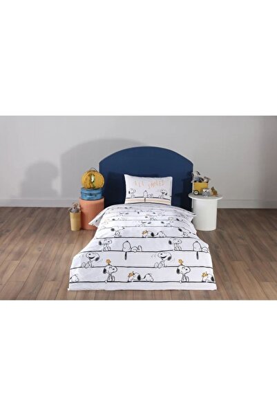 Doqu Home Set cuvertură de pilota cu licență Snoopy pentru o persoană - Galben