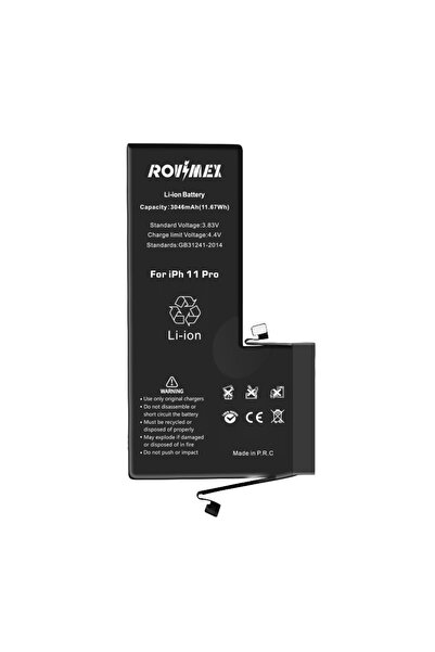 Rovimex Iphone 11 Pro Max Batarya Pil Uyumlu