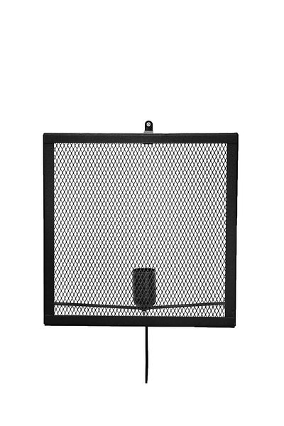 bodygym Black Decorative Table Top - Lamp Chandelier Square Lampshade