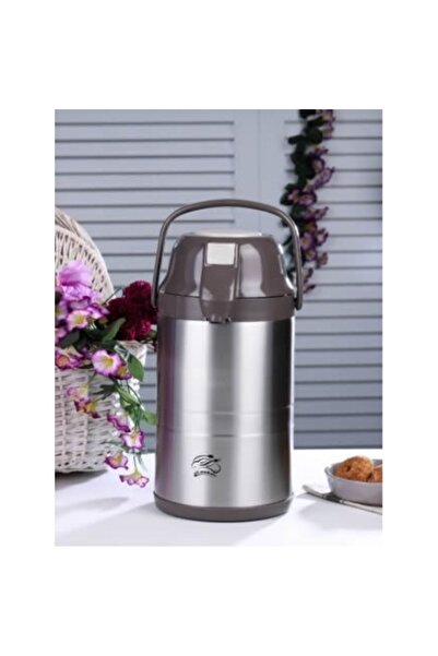 Cooker Stainless Double Layer Steel Thermos - 2.5 Liter Coffee Ckr2007