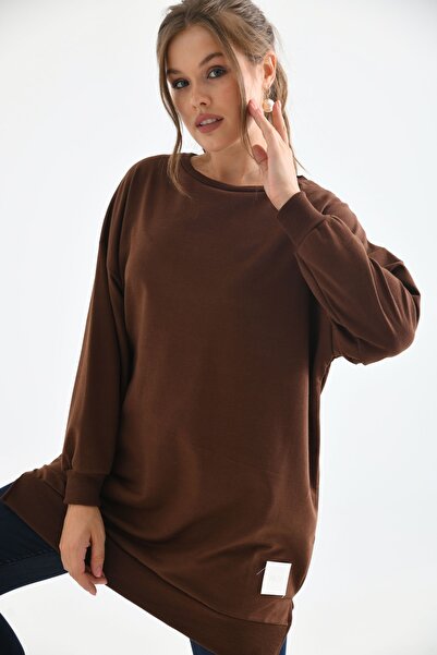 VOLT CLOTHİNG Bestickte Hijab-Tunika für Damen