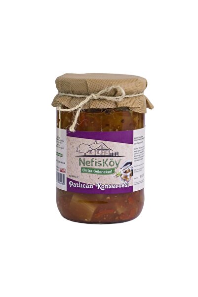 Doğal Katkısız Patlıcan Konservesi 600 gr