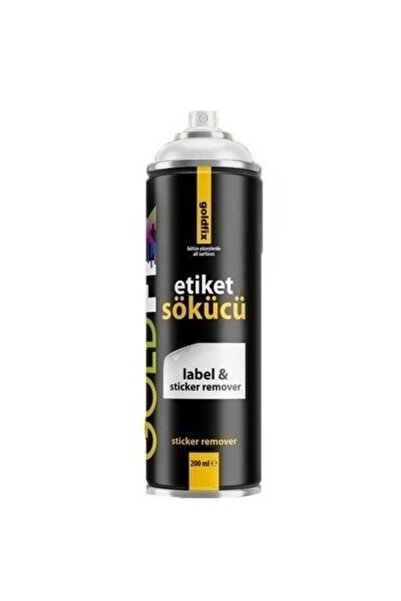GOLDFİX 200ml Etiket Sökücü Sprey Sticker Sökücü Sprey
