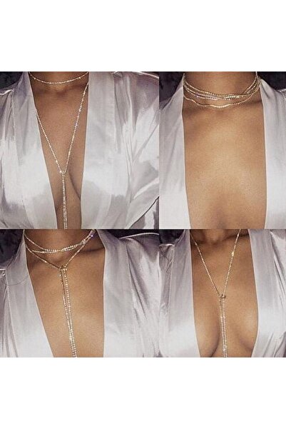 VEGAROKS Bağlamalı Su Yolu Uzun Zincir Kolye