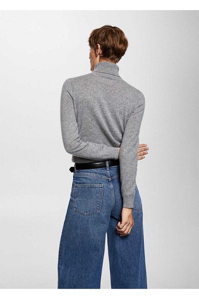 MANGO Woman 100% Cashmere Turtleneck Sweater