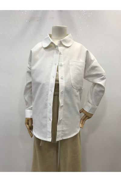Çikoby Girl's Liv Your Oversize Shirt