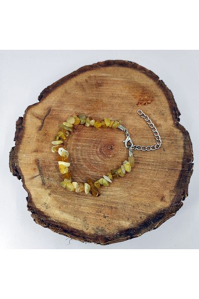 ByKolyeucum Opal Stone Broken Natural Stone Bracelet