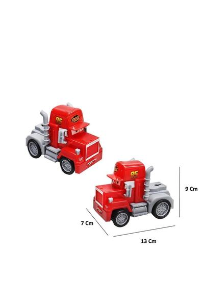 Can Ali Toys شاحنة احتكاك صغيرة حمراء لطيفة | 1 قطعة |