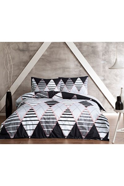 Taç Ranforce Young Fashion Double Duvet Cover Set Santos Grey.