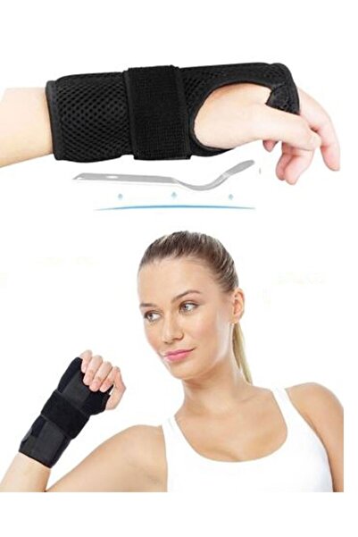 eryatex جبيرة معصم يدوية برباط مع دعم الإبهام، مثبت الإبهام، متلازمة نفق الرسغ - اليد اليسرى