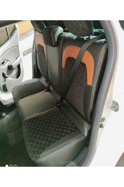 AKINCI Dacia Sandero Stepway 2021. 2022 Arası Siyah Zemin Beyaz Nakışlı Taytü...