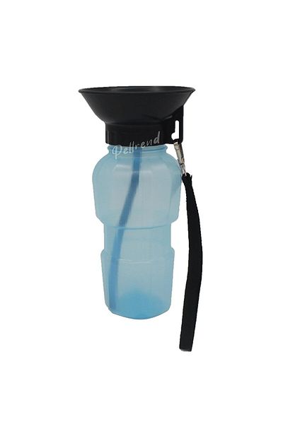 Pettrend Blue Dog Travel Water Bottle - Water Bottle / Flask