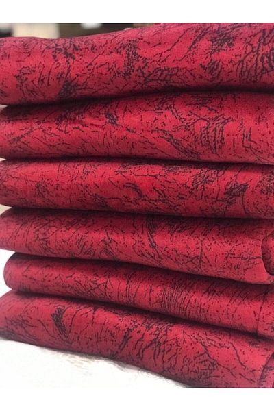 Madame Blue Sponge Sofa Sofa Bed Cover with Vein Pattern Glossy and Non-Slip Cover Red