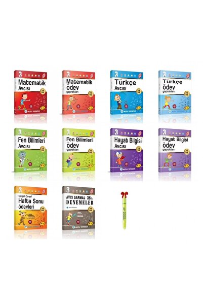 Mutlu Yayıncılık 3.sınıf Avcı Serisi Full Set ( 10 Kitap)
