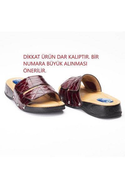SİYO Women's Genuine Leather, Anatomical Memory Insoles, Heel Gel Support, Bone Protrusion and Heel Spur