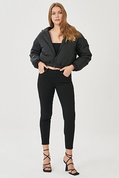 Trn JNS Super Skinny Jeans Kalhoty No Fade Black Jeans (sběratel)