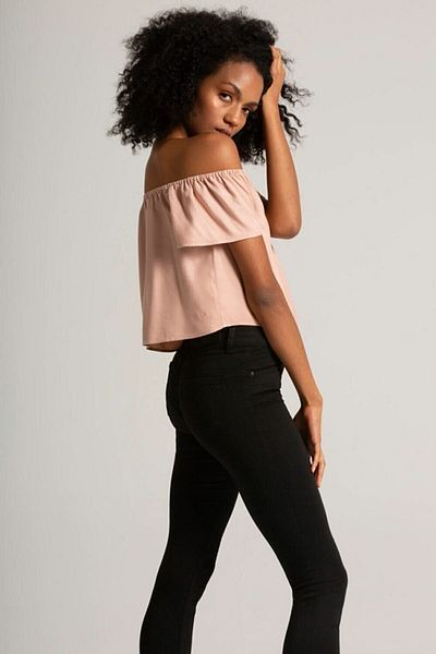 Trn JNS Pantaloni Super Skinny Jeans No Fade Black Jeans Gatherer