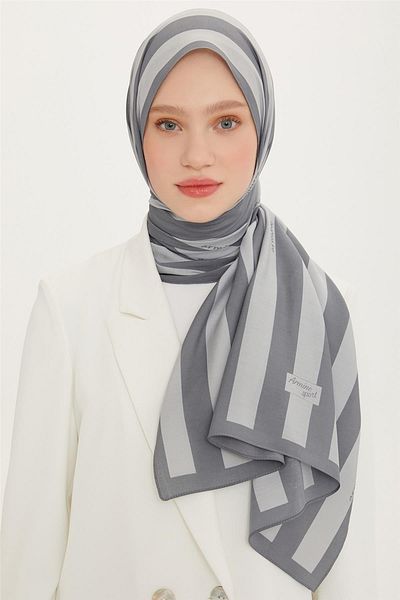 Armine Gray Modal Sport Shawl - 4B-25