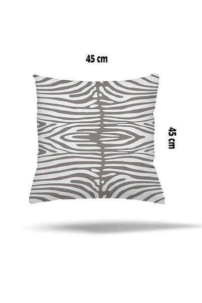 on the clouds Zebra Marble Patterned - Hidden Zipper Women's Pillowcase, Throw Pillow and Seat Pillow