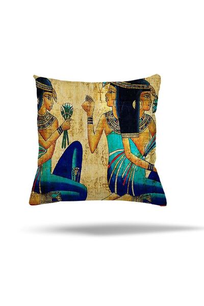 on the clouds Африканська подушка з геометричним мармуровим візерунком і прих...