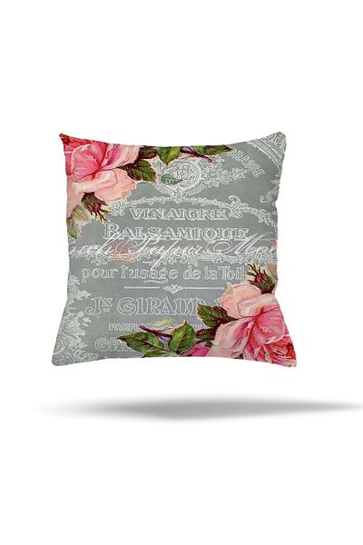 on the clouds Flower Leaf Bicycle Pattern Hidden Zippered Pillow Case Throw Pillow Cover Seat Pillow Case
