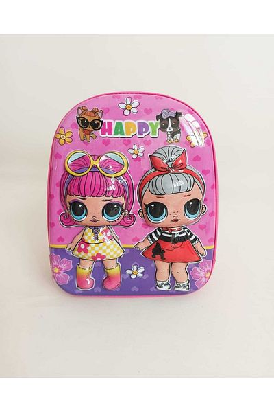 buizcollection Happy 5d Patterned 5d Embossed Kindergarten Backpack