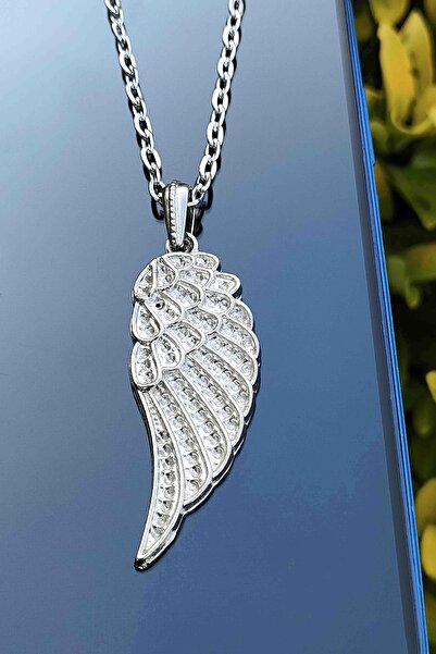 TREND COLLECTİON Gümüş Kaplama Melek Kanat Kolye