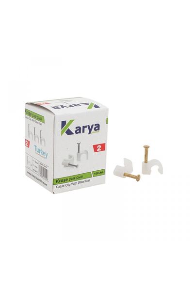 Genel Markalar Kopya - Çelik Çivili Kroşe - No:3 100 Adet Çivi