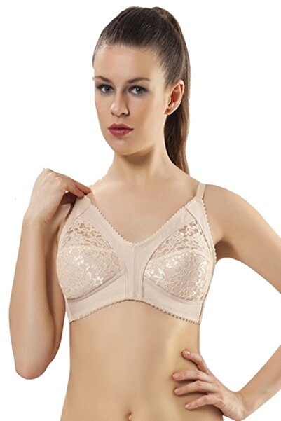 Sistina 503 Dantelli Toparlayıcı Sütyen Beyaz Renk 95b Beden